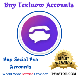 Buy Textnow Pva Accounts